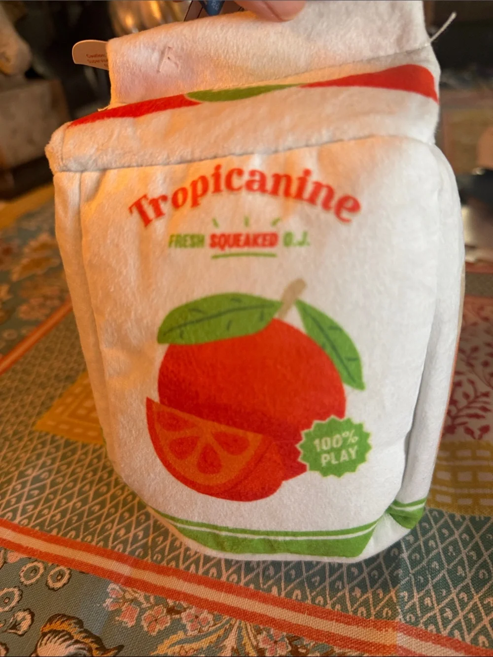 🆕 BARK Fresh Squeaked Tropics OJ Multi-Part Dog Toy